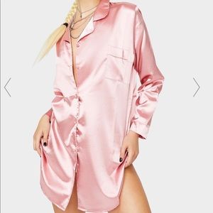 Dolls kill SWEETEST DREAM PAJAMA SHIRT